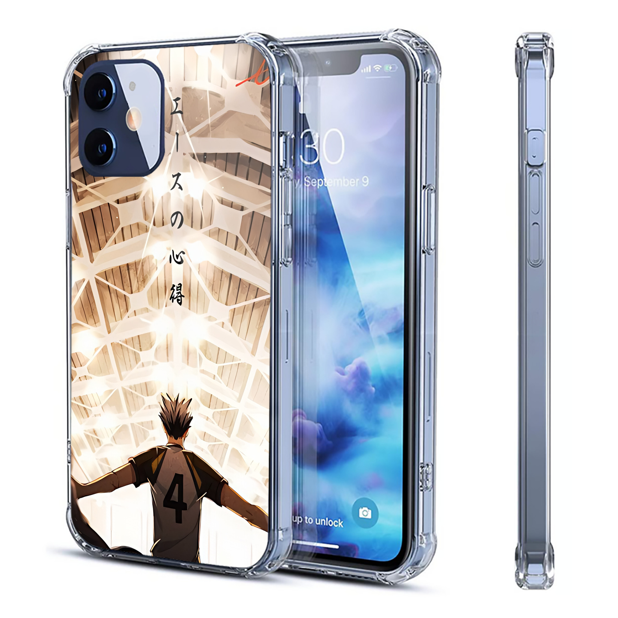 （画像用） ハイキュー!! Haikyu!! 【iPhone 12シリーズ対応】透明スマホケース（クリアソフトケース）